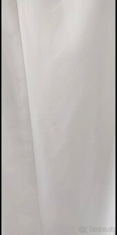 Bílé dlouhé společenské / svatební / popůlnoční šaty - 4