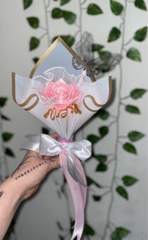 Růže ze stuh…🌹❤️ - 4