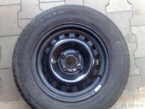 Obutá kola s letním pneu 175/70/14 - Opel-4x100 - 4
