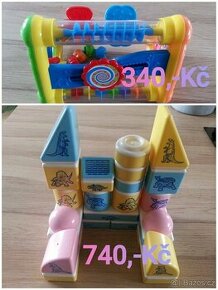 Milka, Hračky - stavebnice, triangl, textilní knížka, HiPP - 4