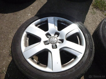 4x orig.alu audi (5x112) letní pneu 225/45 r17 - 4