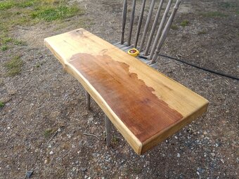 Polička masiv akát 102x27 - 4