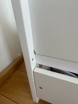 Rostoucí postýlka Caspar 120/60 s šuplíkem bílá + matrace pr - 4