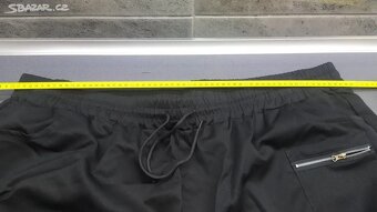 NOVÉ 2ks Pánské Plus Size kalhoty Khaki + Černá - 4