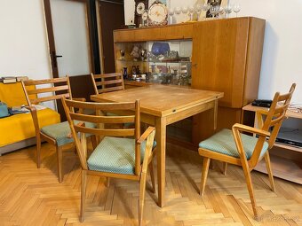 Jitona čtyři retro židle s područkami - 4
