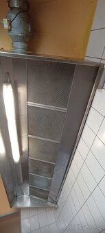 Nerezová gastro digestoř s osvětlením 300 cm - 4