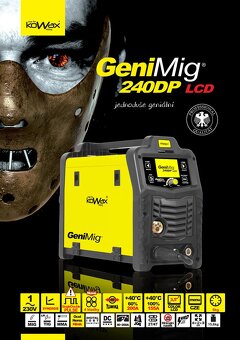 KOWAX Svářečka GeniMig 240DP LCD pro MIG, MMA a LiftTig - 4