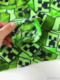 Dětské chlapecké fleece triko Minecraft s dlouhým rukávem - 4