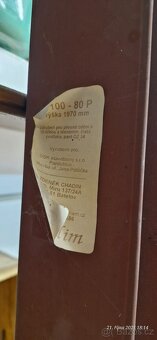 Dveře + Ocelová zárubeň pro zdění 100/800 P - 4