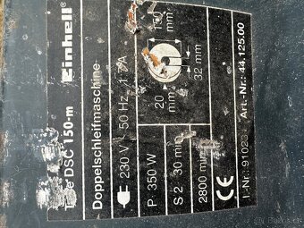 STOLNÍ BRUSKA EINHELL DSC 150 - 4