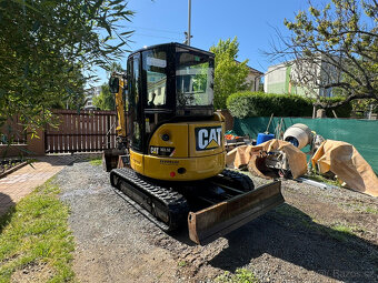 Bagr CAT 303.5E CR, 1450mth, 3x lopata - 4