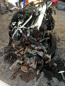 Komplet motor Fiat punto cabrio 1.6, převodovka spojka - 4