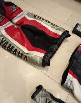 Yamaha-Pánská Dámská kožená moto kombinéza, dvoudílná - 4