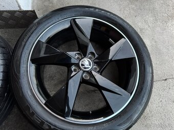Alu 17" 5x100,škoda Volans letní 70% SCALA, Kamiq - 4
