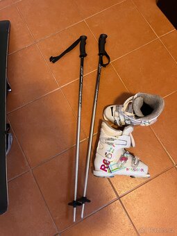 Detske Lyže 100 cm , lyžáky , hulky - 4