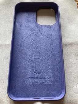 Apple kožený kryt světle fialový na iPhone 13 Pro Max - 4