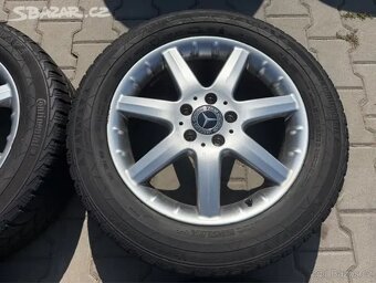 4x al kola 5x112 17 + pneu zimní 225/55 R17C - 4