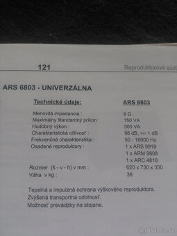 TESLA ARS 6803-3pásmo-SLEVA - 4