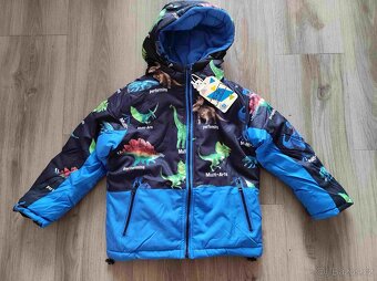 Zimní bunda s dinosaury chlapecká nová - 4