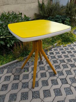 Retro stolek s umakartovou deskou - Brusel Expo 58 - 4