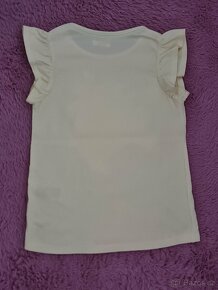 3 dívčí tílka PEPCO, lupilu vel. 110/116 - 4