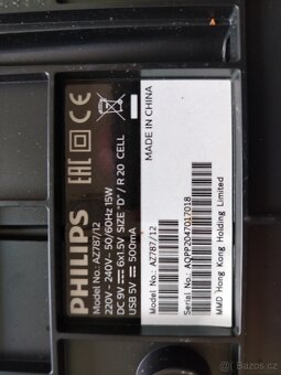 PHILIPS Radiomagnetofon CD, MP3, USB, AUX Cena 1000Kč - 4