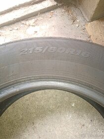 Prodám letní pneu 215/60R16, 4 kusy - 4