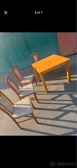 Jídelní stůl + 4 židle - 4