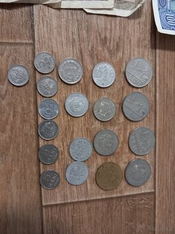Staré Rumunské bankovky mince - 4