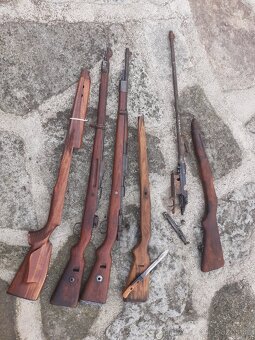 Mauser 98k, Gew, pažby torza, bajonet - 4