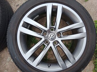 alu kola 5x100 r16 VW , Škoda a letní pne 215/45/16 - 4