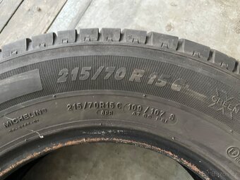 prodám letní pneumatiky 215/70/15C Michelin celá sada - 4