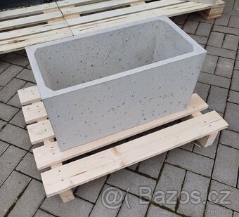 Betonový květináč #1, 60x30x30 - 4