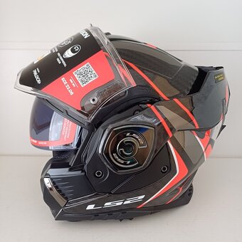 Silniční překlápěcí přilba LS2 ADVANT X CARBON FUTURE II - 4