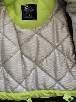 O´style lyžařská bunda s velkou kapucí, velikost 8 let - 4