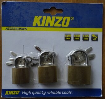 3 sady visacích zámečků - 4