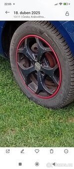 Prodám ALU kola 5x112, zimní pneu 205 55 16 - 4