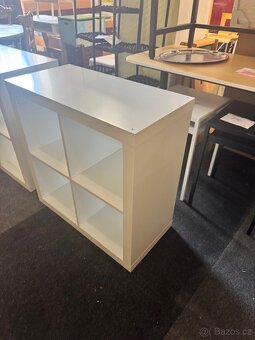 2x bílé regály IKEA KALLAX - 4