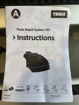 Střešní nosiče THULE rapid systém 753 - 4