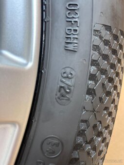 Alu kola Platin s pneu Continental 225/55 r17 5x112❄️ - 4