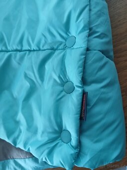 Vesta, vesticka, bunda bez rukávů s kapuci vel.146 - 4