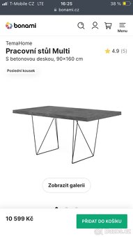 psací stůl, počítačový stůl, pracovní stůl, stůl, - 4