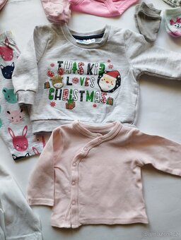 Oblečky pro miminko SET 17kusů vel. 56-68 - NOVÉ - 4