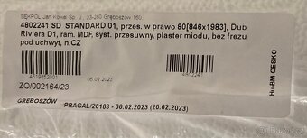 Posuvné dveře LOFT - DEKOR DUB - 4