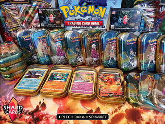 Pokemon TCG - Vánoční balíčky 50 karet + Pikachu zdarma - 4
