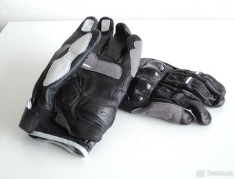 Rukavice na motorku Carbotech černé - 4
