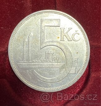Stříbrné oběhové mince 1928 - 1932 ( 5 koruna ) - 4