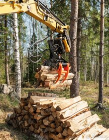 Hydraulické nůžky na stromy na bagry, kácecí hlavice - 4