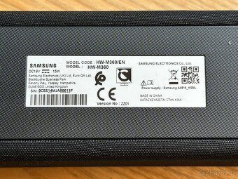 Soundbar + subwoofer Samsung HW-M360 - komplet, TOP stav - 4