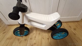 Odrážedlo Funny Wheels 2v1 bílá a tyrkysová - 4